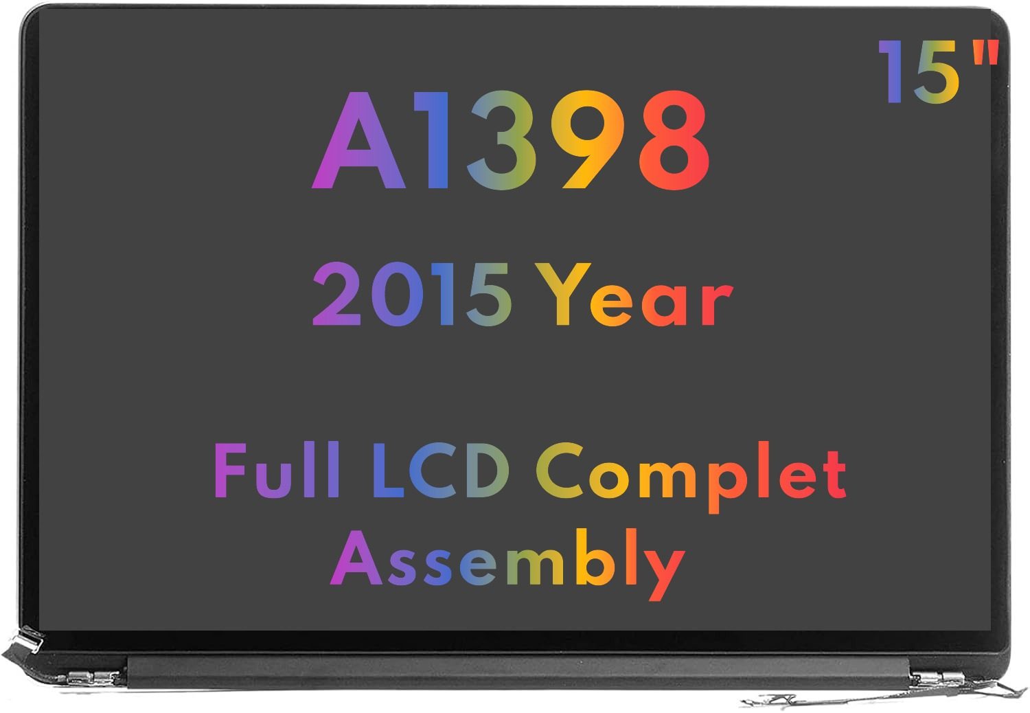 Apple Macbook A1398 Full LCD Complete Display Assembly